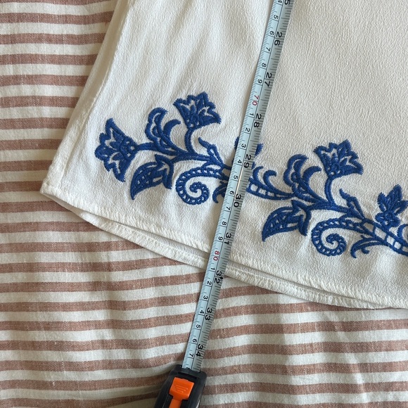 Lulus Tale to Tell Blue and Ivory Embroidered Shift Dress women’s small - Picture 11 of 12